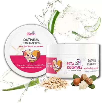Petz Essentials Oatmeal Paw Butter ,50 gm for Dogs and Cats | All Breeds Pet Spa Kit