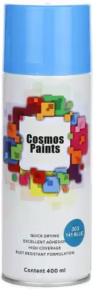 Cosmos Paints Blue Spray Paint 400 ml (Pack of 2) Blue Spray Paint 800 ml  (Pack of 2)
