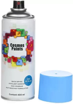 Cosmos Paints Blue Spray Paint 400 ml (Pack of 2) Blue Spray Paint 800 ml  (Pack of 2)