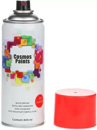 Cosmos Paints Suzuki Spray Paint (Red, 400ml) - Pack of 4 Suzuki Red Spray Paint 1600 ml  (Pack of 4)