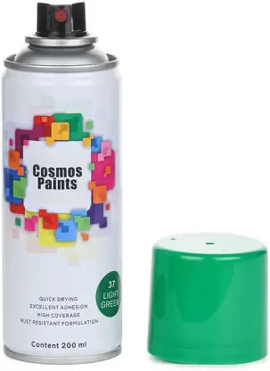 Cosmos Paints Clear Lacquer & Jade Green Spray Paints Combo Pack, 400ml Lacquer & jade Green Spray Paint 800 ml  (Pack of 2)