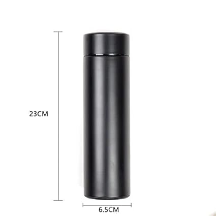 Insulated Stainless Steel LED Temperature Display Smart Thermos Water Bottles (500 ML)