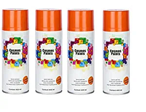 Cosmos Hanuman Orange Spray Paint-400ML (Pack of 4)