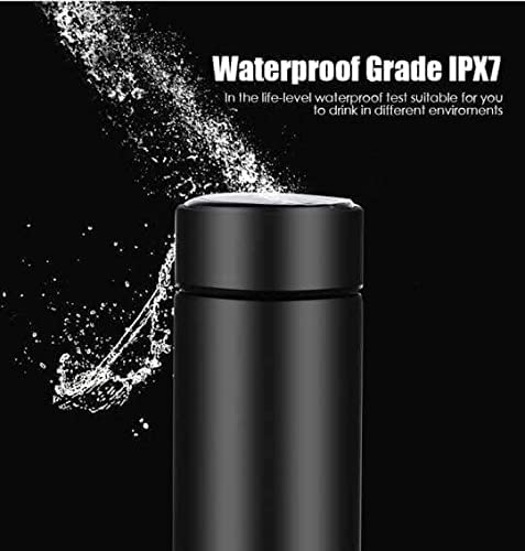 Insulated Stainless Steel LED Temperature Display Smart Thermos Water Bottles (500 ML)