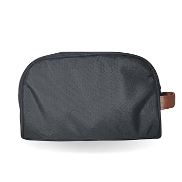 Black & Tan Multipurpose Faux Leather Detailing Pouch