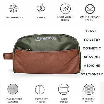 Olive Green & Tan Multipurpose Faux Olive Green & Tan