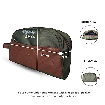 Olive Green & Tan Multipurpose Faux Olive Green & Tan