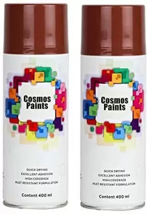 Cosmos Paints Light Brown Spray Paint 800 ml  (Pack of 2)