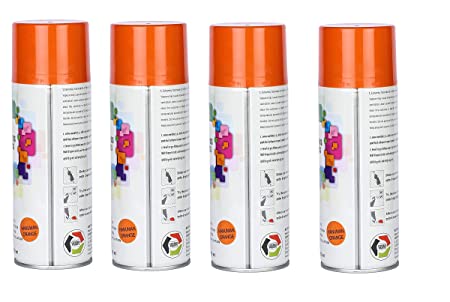 Cosmos Hanuman Orange Spray Paint-400ML (Pack of 4)