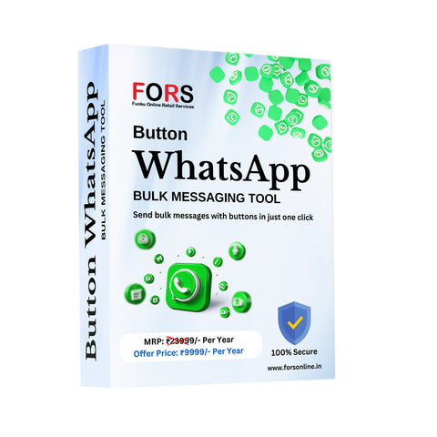 FORS Button Whats App Bulk Messaging Tool | WhatsApp Bulk Message Sender | WhatsApp Bulk Button Sender