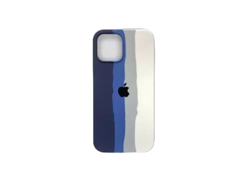 Klikmore Premium look iPhone 11 anti dust back cover comes with combination of Blue and White |Ultra protection Case with edge cutting design (Navy and White)