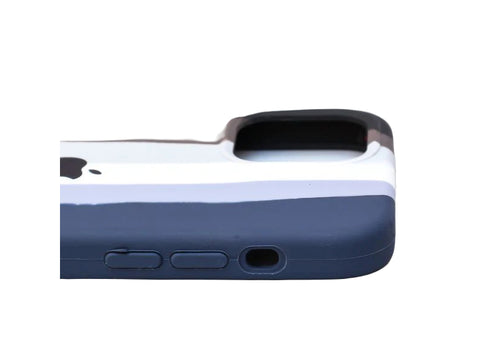 Klikmore Ultra Premium look iPhone 11 Pro Max anti dust back cover comes with combination of Black and Blue |Ultra Protection Case with edge cutting design (Black and Navy)