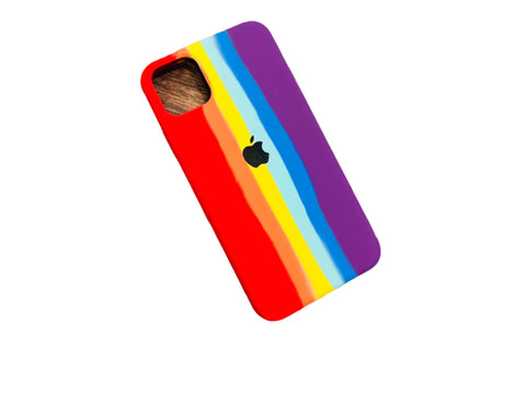 Klikmore Ultra Premium look iPhone 11 Pro Max anti dust back cover comes with combination of Red and Purple |Ultra Protection Case with edge cutting design (Red Multi)