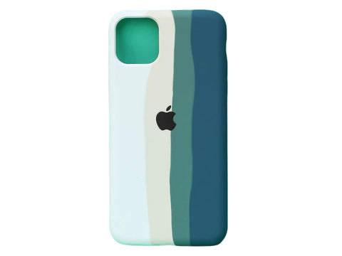 Klikmore Ultra Premium look iPhone 11 Pro Max anti dust back cover comes with combination of White and Blue |Ultra Protection Case with edge cutting design (White and Navy)
