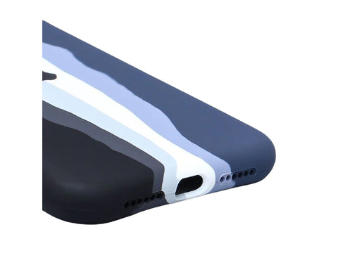Klikmore Ultra Premium look iPhone 11 Pro anti dust back cover comes with combination of Black and Blue |Ultra Protection Case with edge cutting design (Black and Navy)