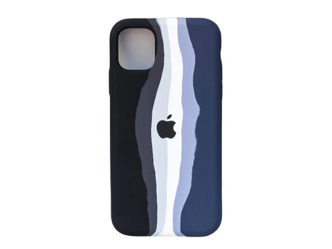 Klikmore Ultra Premium look iPhone 11 Pro anti dust back cover comes with combination of Black and Blue |Ultra Protection Case with edge cutting design (Black and Navy)