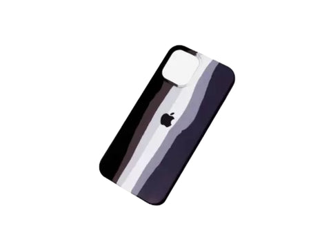 Klikmore Silicon Back Cover for iPhone 12 & iPhone 12 Pro | Made with Anti Scratch Material with Premium look Phone Case (Black and Navy)