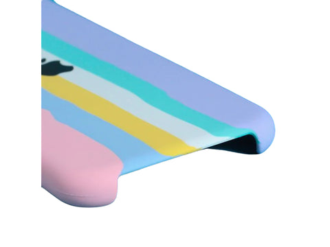 Klikmore Silicon Back Cover for iPhone 12 Pro max | Made with Anti Scratch Material with Premium look Phone Case (Pink Multi)