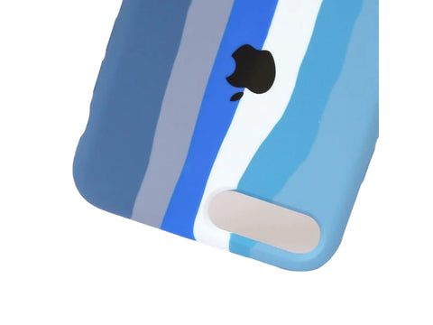Klikmore Soft and stylish Slim Back Cover Case for iPhone 7 & iPhone 8 (Blue tone)