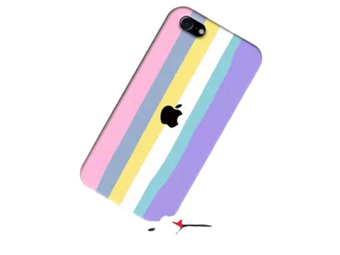 Klikmore Unique Designed Premium Back cover for iPhone |Provide Premium protection and stylish design | Compaitable for iPhone 7 & iPhone 8 (Pink Multi)
