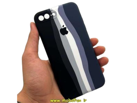 Klikmore Unique Designed Premium Back cover for iPhone |Provide Premium protection and stylish design and Compaitable for iPhone 7plus & iPhone 8plus (Black & Navy)