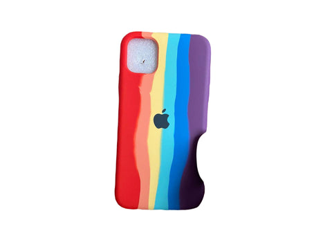 Klikmore Back Case Cover for iPhone Multiple Model | Compatible for iPhone X and iPhone XS Back Case Cover | Back Cover for iPhone XR with Camera Protection (Red Multi)