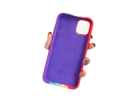Klikmore Back Case Cover for iPhone XR | Compatible for iPhone XR Back Case Cover | Back Cover for iPhone XR with Camera Protection (Red Multi)