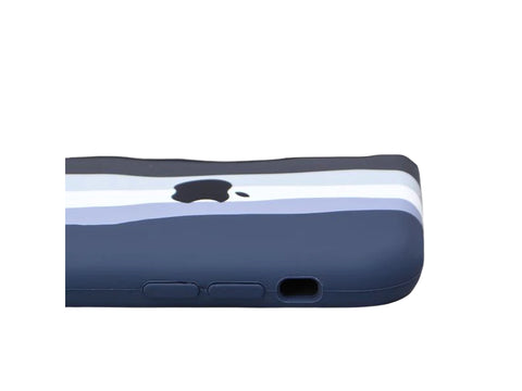 Klikmore Back Case Cover for iPhone XS Max comes in Elegant look | Compatible for iPhone XS Max Back Case Cover with Stylish Premium Design (Black and Blue)