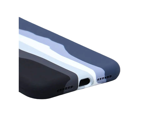 Klikmore Back Case Cover for iPhone XS Max comes in Elegant look | Compatible for iPhone XS Max Back Case Cover with Stylish Premium Design (Black and Blue)