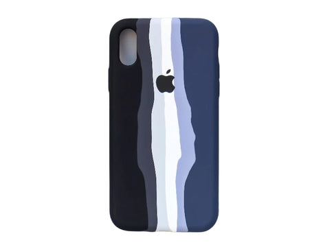 Klikmore Back Case Cover for iPhone XS Max comes in Elegant look | Compatible for iPhone XS Max Back Case Cover with Stylish Premium Design (Black and Blue)