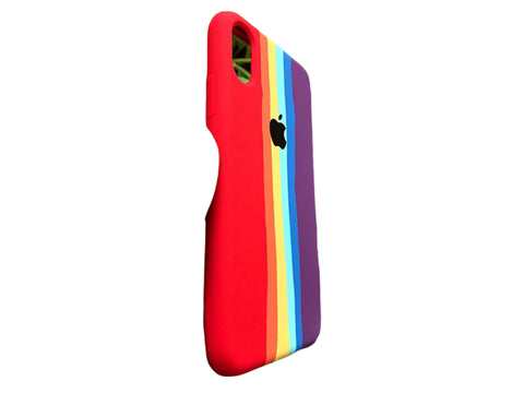 Klikmore Back Case Cover for iPhone XS Max comes in Elegant look | Compatible for iPhone XS Max Back Case Cover with Stylish Premium Design (Red and purple)