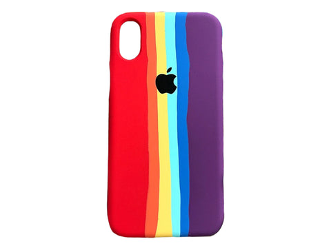 Klikmore Back Case Cover for iPhone XS Max comes in Elegant look | Compatible for iPhone XS Max Back Case Cover with Stylish Premium Design (Red and purple)