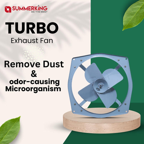 Summerking Turbo 375mm Heavy Duty Exhaust Fan for Home, Office, Kitchen and Bathroom with Copper Winding