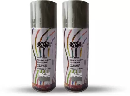 Cosmos Paints CS-DarkGreyPrimer-089-400ML Paint and Primer in One  (800 ml)