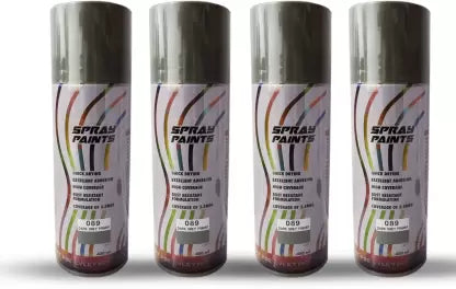 Cosmos Paints CS-DarkGreyPrimer-089-400ML Paint and Primer in One  (1600 ml)
