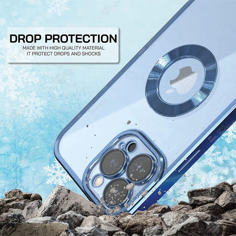 Klikmore Back Cover For Apple Iphone 11 Pro (Blue, Flexible)