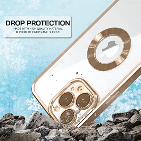Klikmore Back Cover For Apple Iphone 11 Pro (Gold, Flexible)