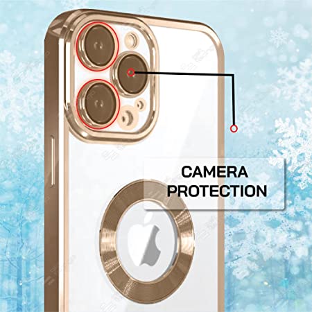 Klikmore Back Cover For Apple Iphone 11 Pro (Gold, Flexible)