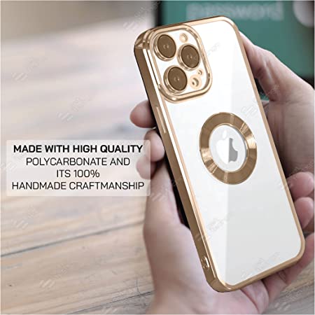 Klikmore Back Cover For Apple Iphone 11 Pro (Gold, Flexible)
