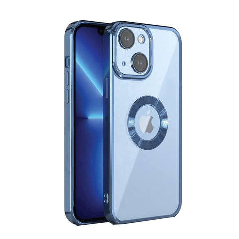 Klikmore Back Cover For Apple Iphone 13 (Blue, Flexible)