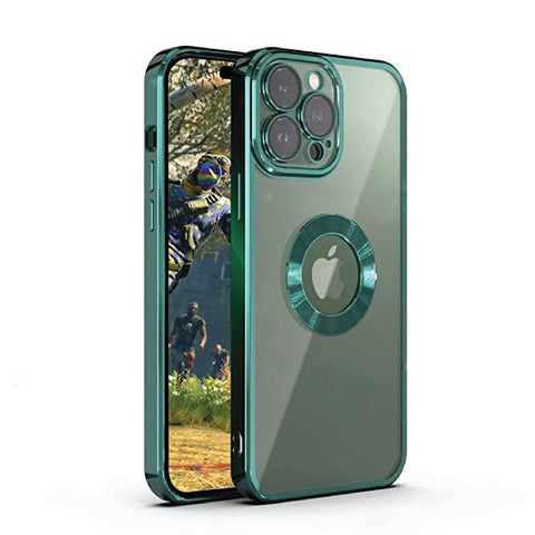Klikmore Back Cover for Apple iPhone 14 Pro Max (Green, Flexible)