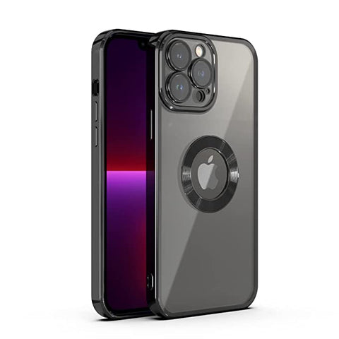 Klikmore Back Cover for Apple Iphone 13 Pro Max (Black, Flexible)
