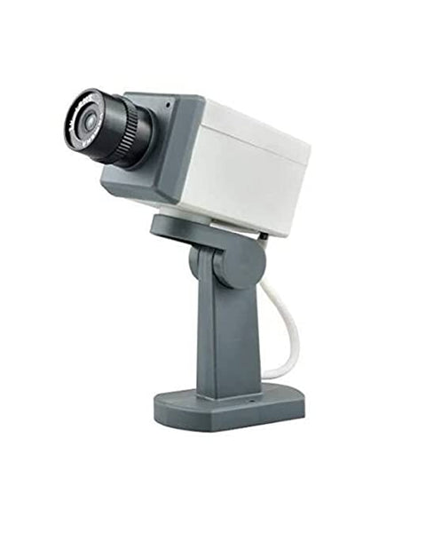 Realistic Looking Dummy Security CCTV Bullet Camera with Activation Light