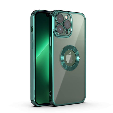 Klikmore Back Cover For Apple Iphone 13 Pro (Green, Flexible)