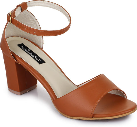 Funku Fshion Women Casual Comfortable and Stylish Block Heel Sandal