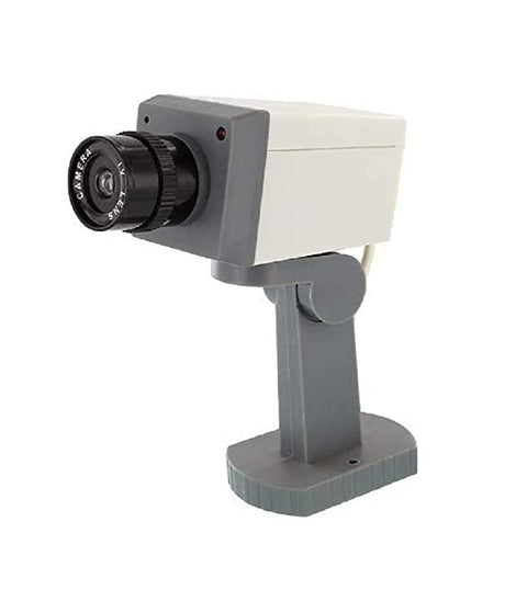 Realistic Looking Dummy Security CCTV Bullet Camera with Activation Light