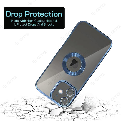 Klikmore Back Cover For Apple Iphone 11 (Blue, Flexible)