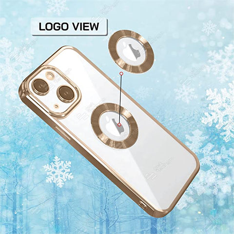 Klikmore Back Cover for Apple iPhone 14 Gold