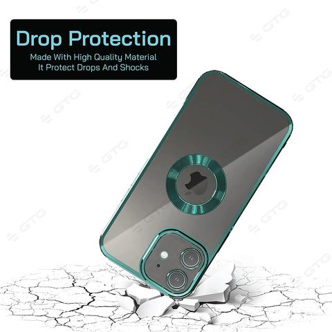 Klikmore Back Cover For Apple Iphone 11 (Green, Flexible)