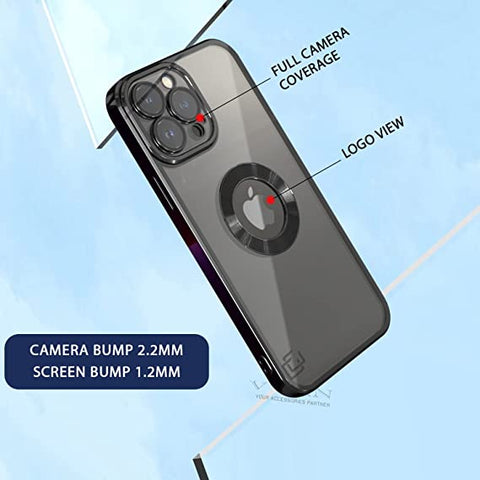 Klikmore Back Cover For Apple Iphone 13 Pro (Black, Flexible)
